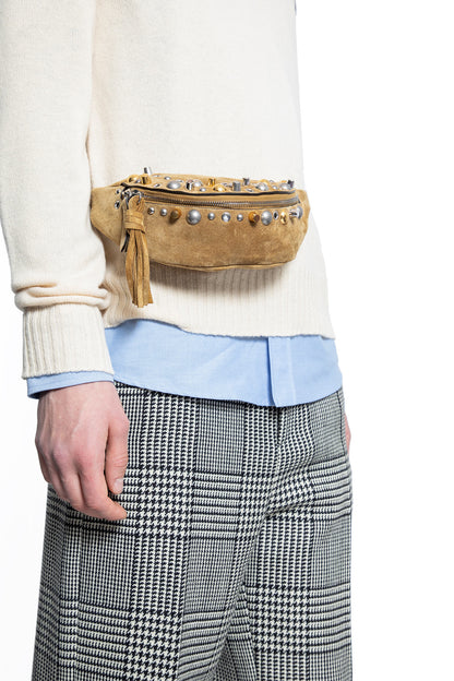 VALENTINO MAN BEIGE FANNY PACKS