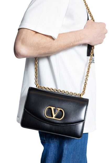 VALENTINO MAN BLACK SHOULDER BAGS