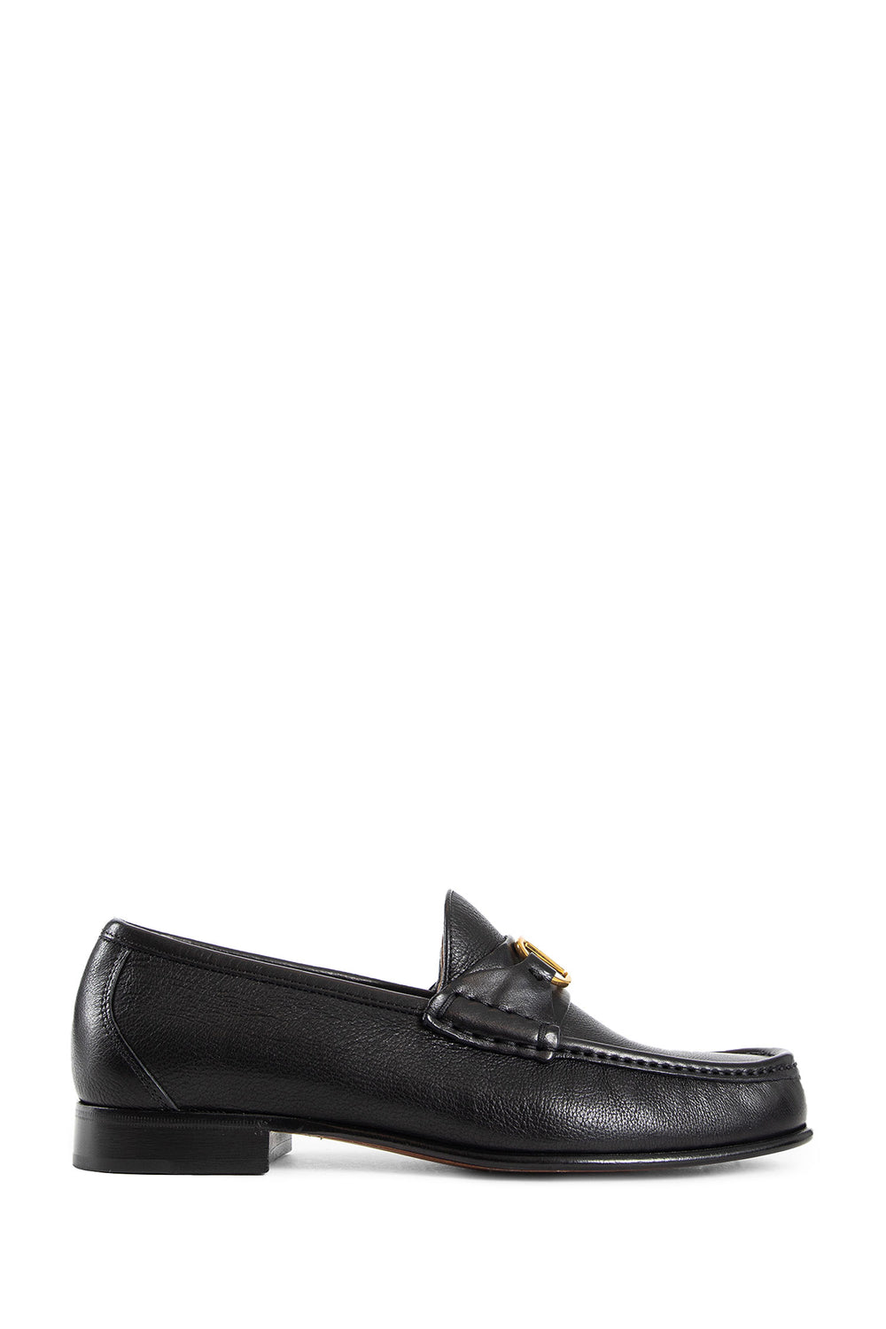 VALENTINO MAN BLACK LOAFERS & FLATS