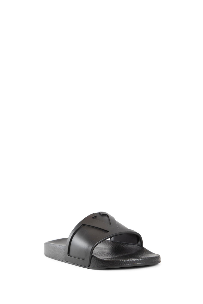 VALENTINO MAN BLACK SANDALS & SLIDES