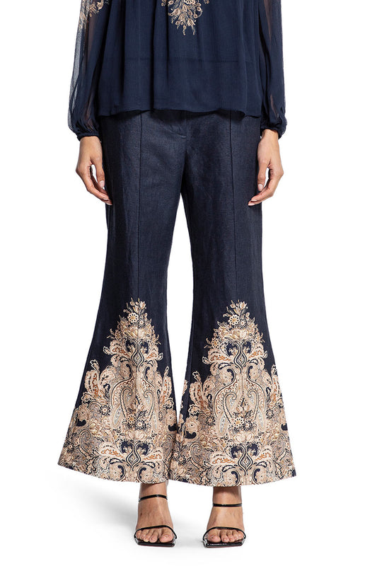 ZIMMERMANN WOMAN BLUE TROUSERS