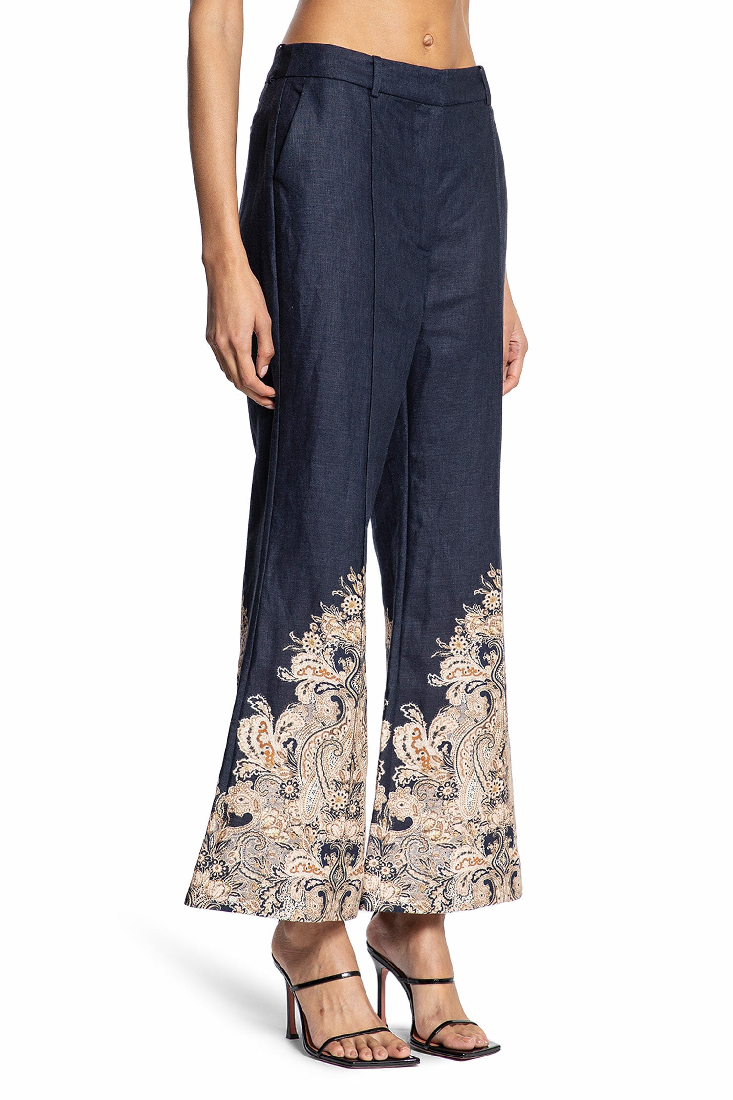 ZIMMERMANN WOMAN BLUE TROUSERS