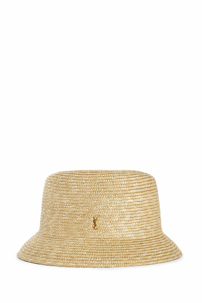 SAINT LAURENT WOMAN BEIGE HATS - Antonioli.eu