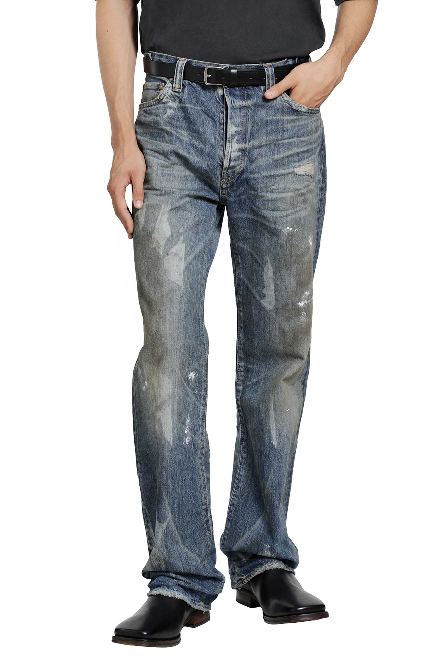 Show Relaxed Gurisu Dirty Vintage Jeans