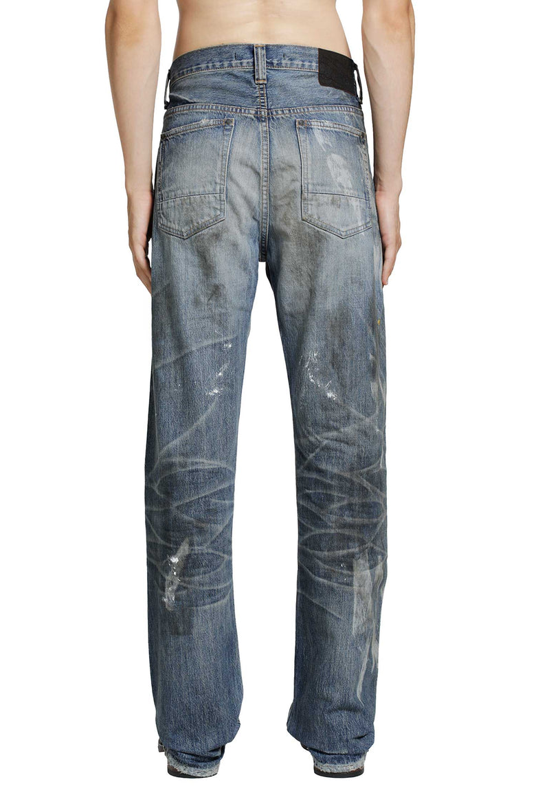 MASTERCRAFT UNION Show Relaxed Gurisu Dirty Vintage Jeans man
