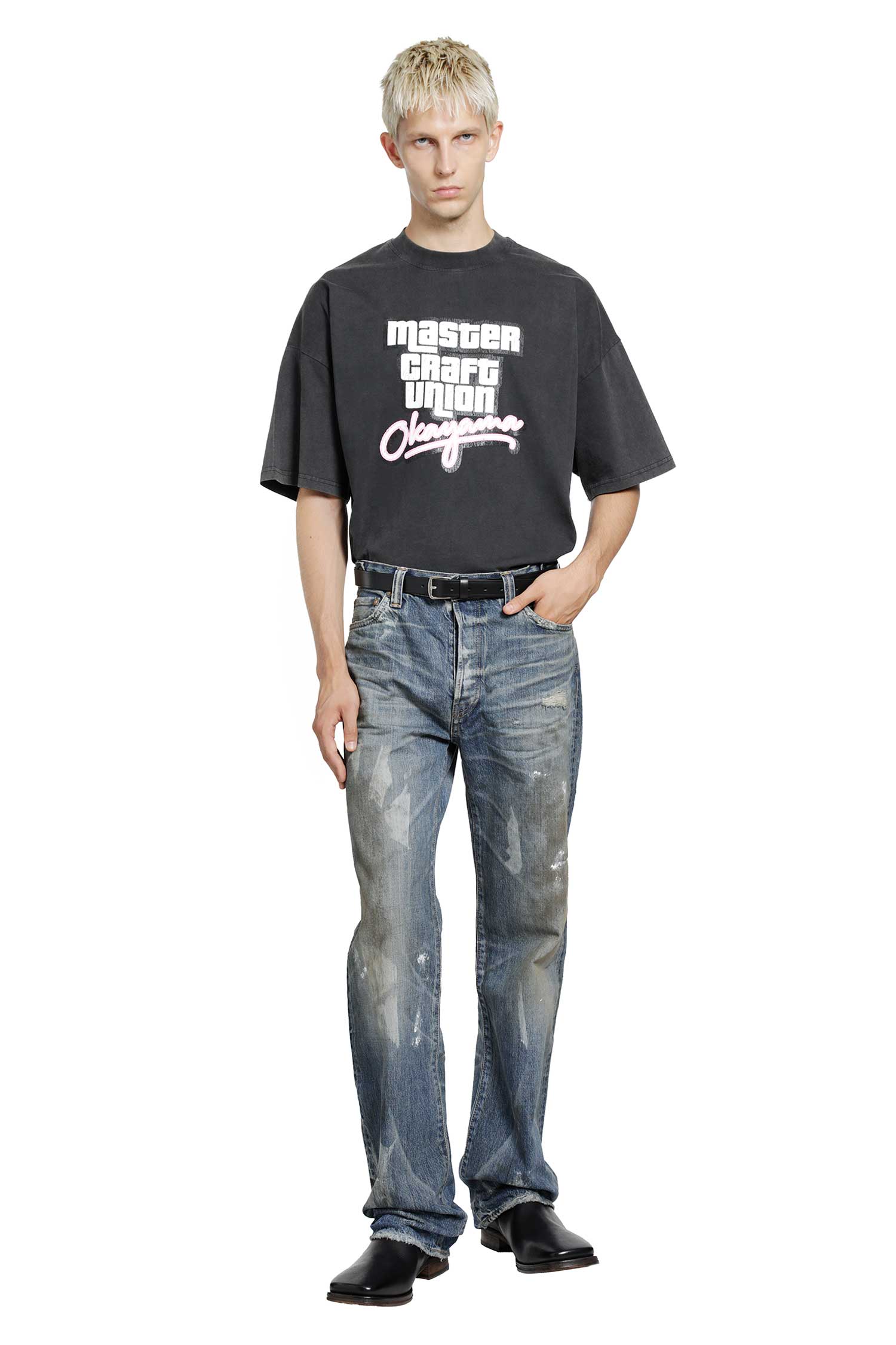 Show Relaxed Gurisu Dirty Vintage Jeans