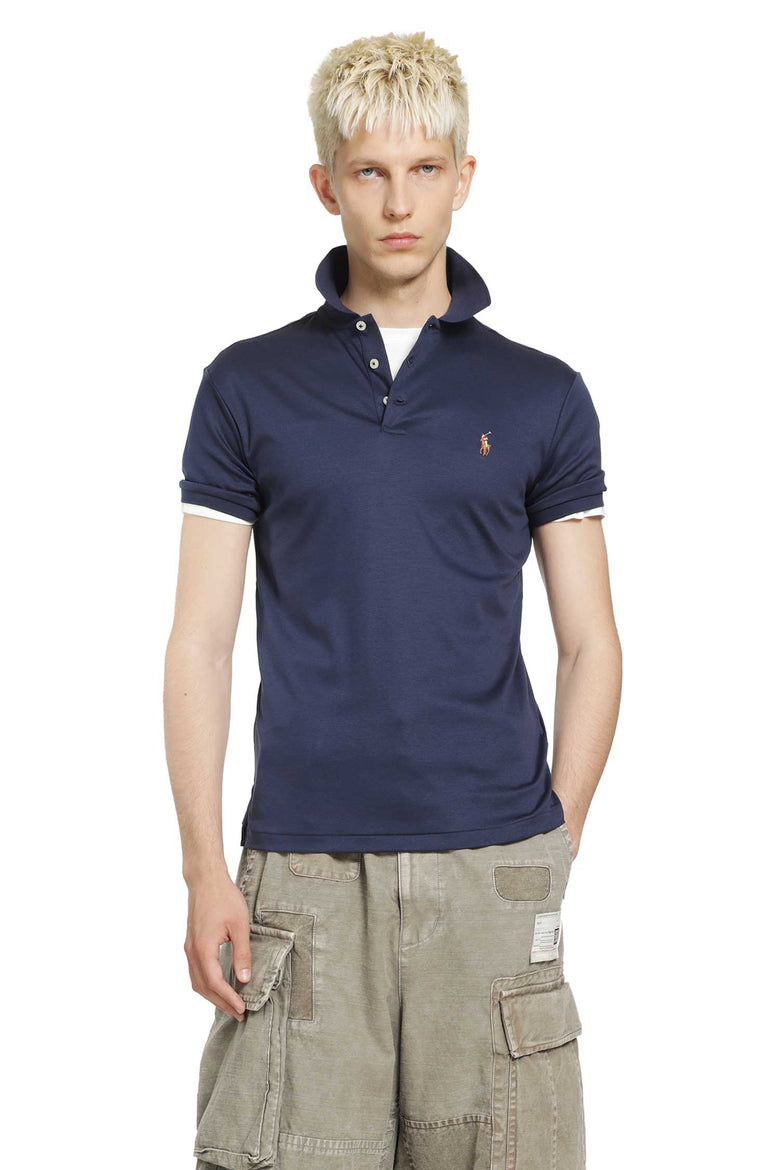 POLO RALPH LAUREN Cotton Piqué Polo Shirt man