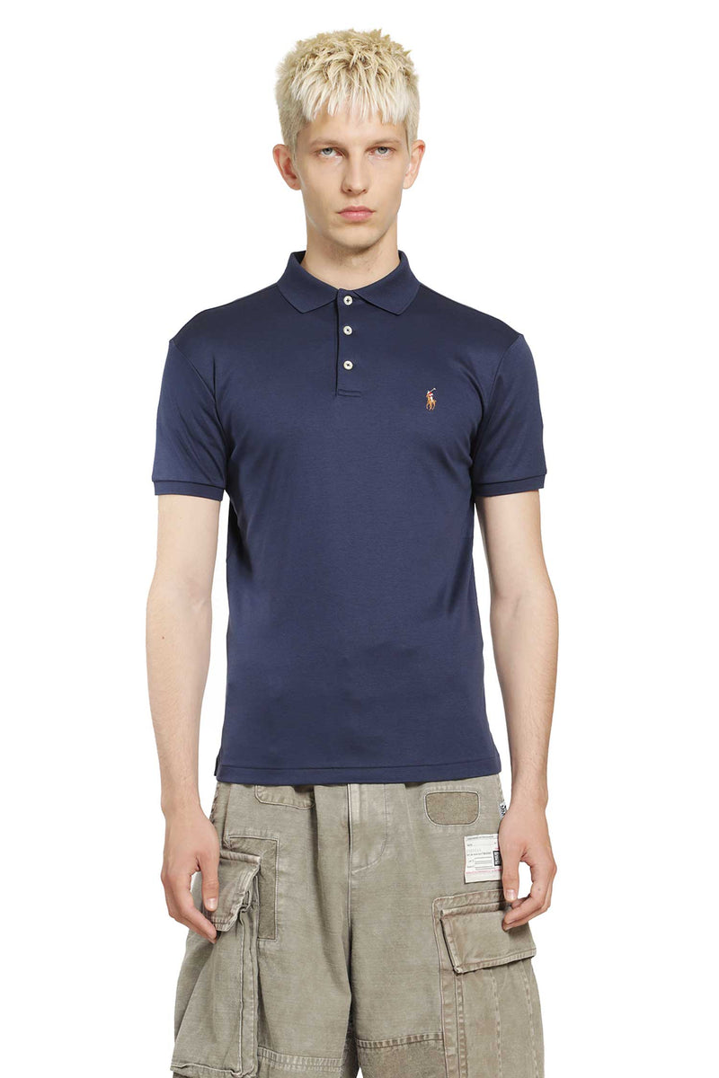 POLO RALPH LAUREN Cotton Piqué Polo Shirt man