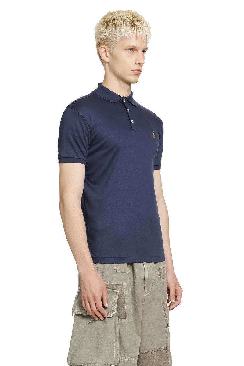 POLO RALPH LAUREN Cotton Piqué Polo Shirt man
