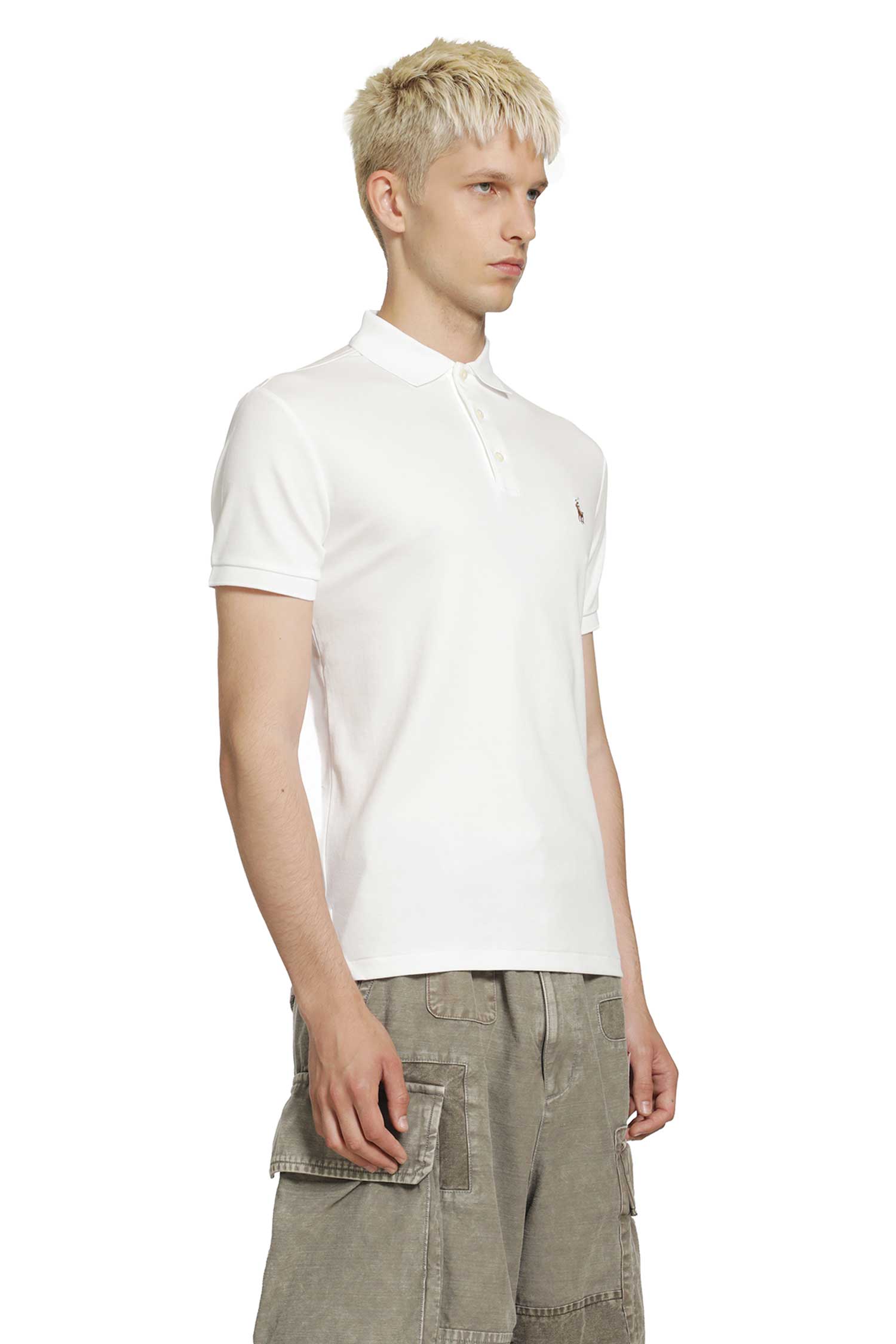POLO RALPH LAUREN Cotton Piqué Polo Shirt man