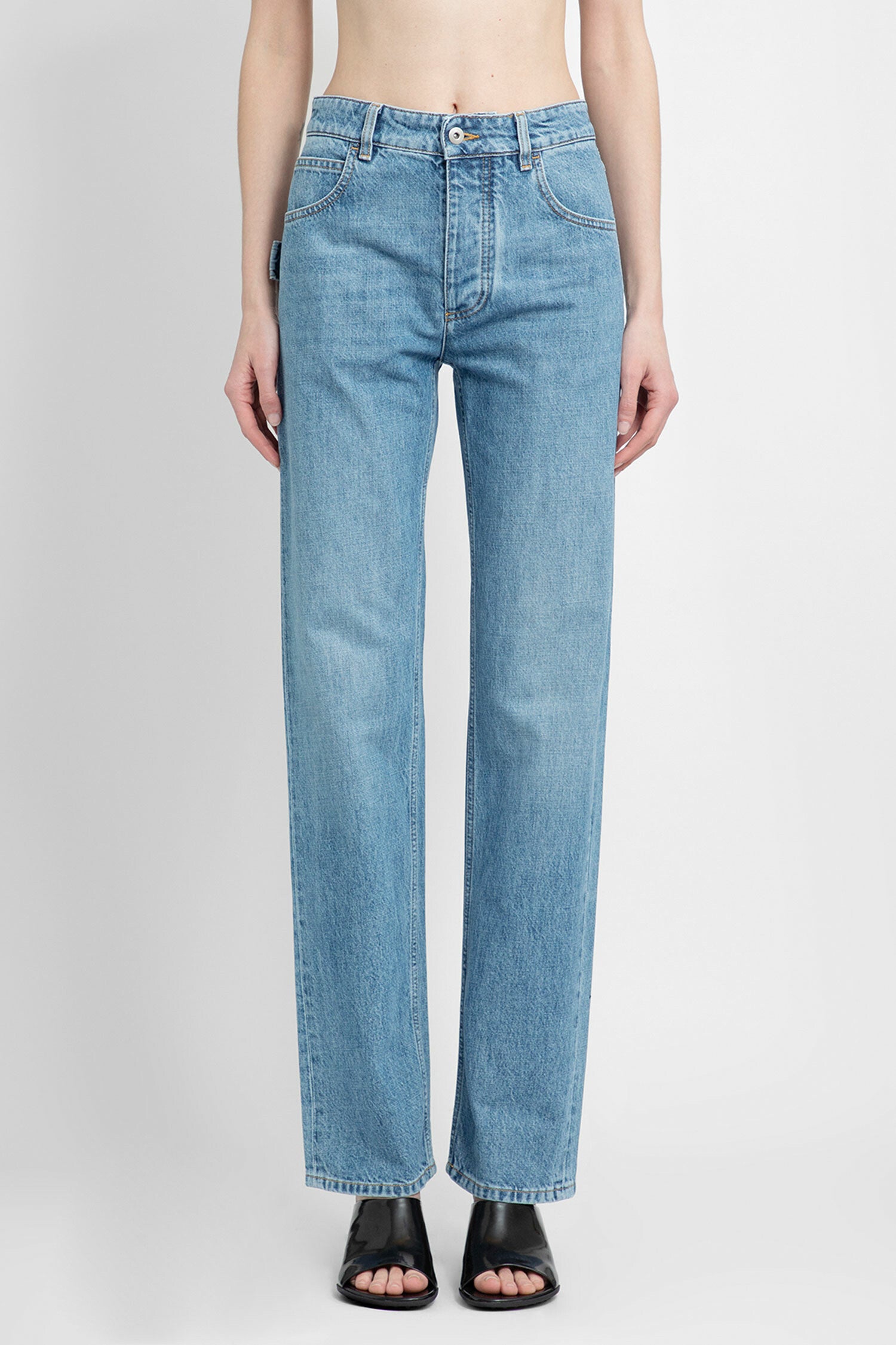 BOTTEGA VENETA WOMAN BLUE JEANS