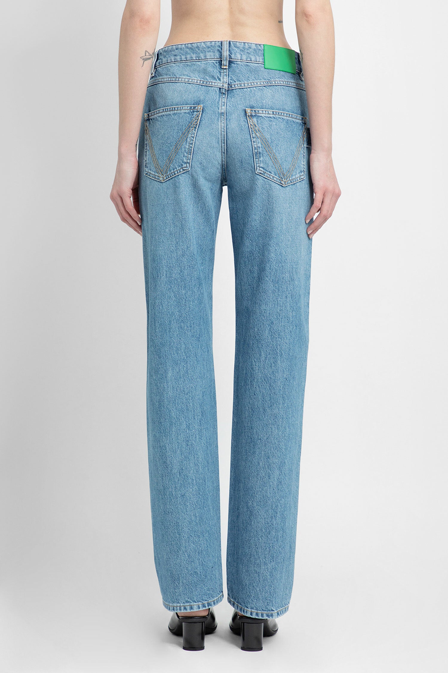 BOTTEGA VENETA WOMAN BLUE JEANS