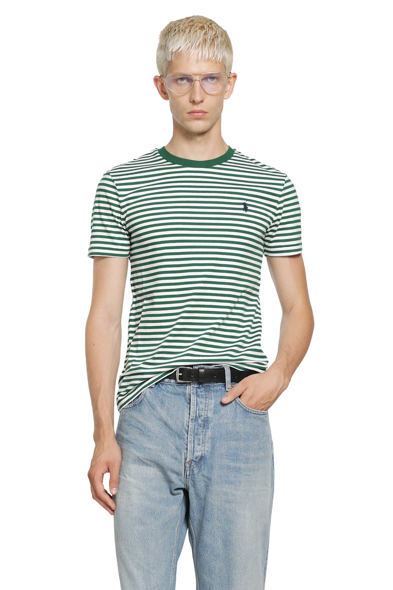 Custom Slim Fit Striped T-Shirt