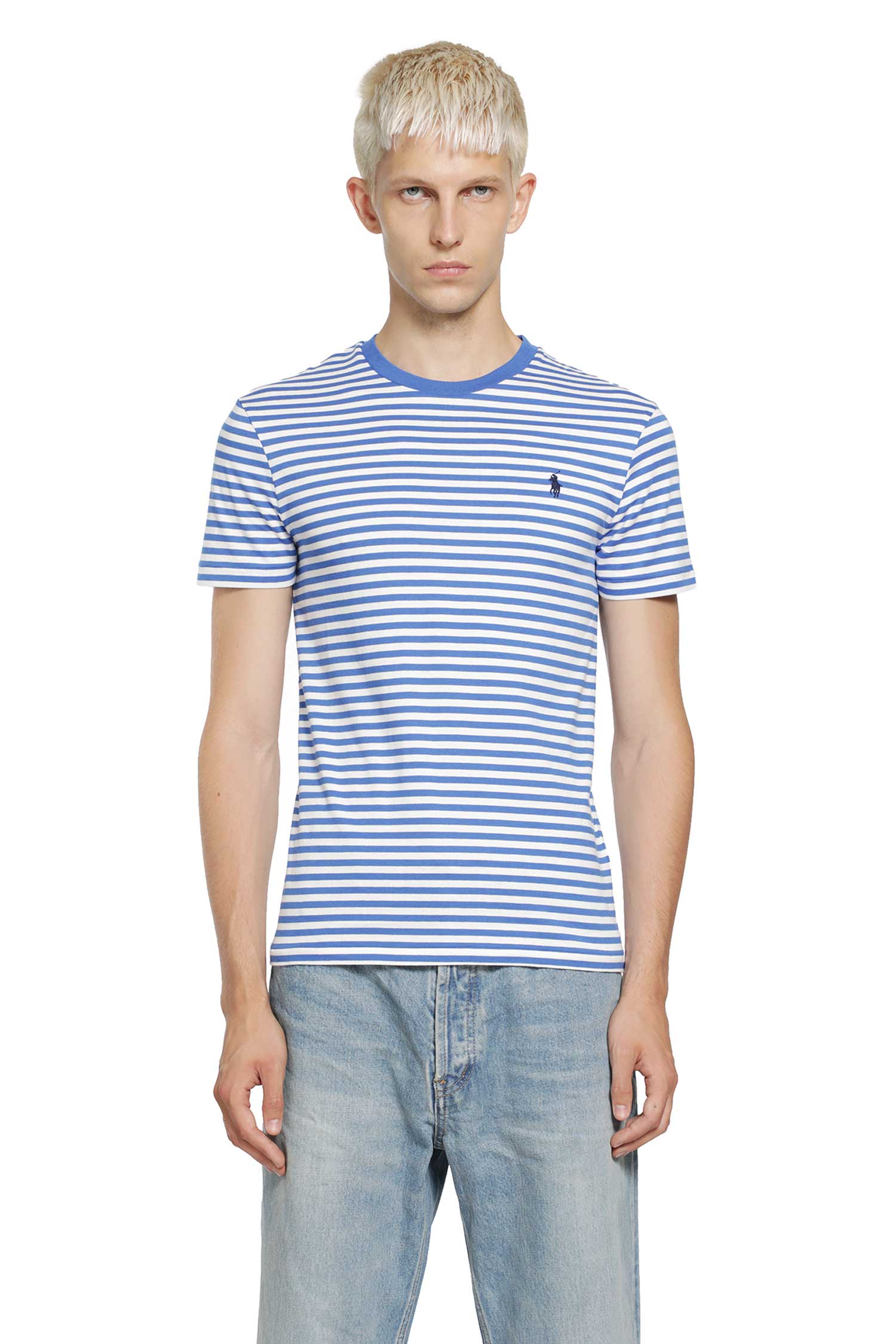 Custom Slim Fit Striped T-Shirt