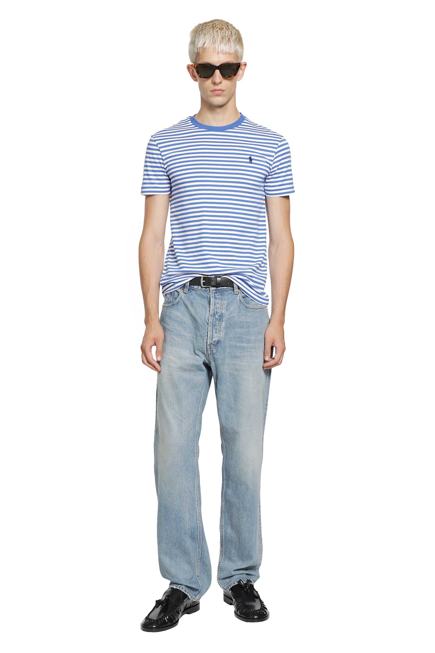 Custom Slim Fit Striped T-Shirt