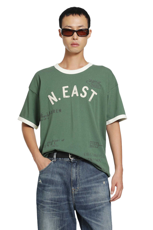 N.East Uneven Jersey T-Shirt