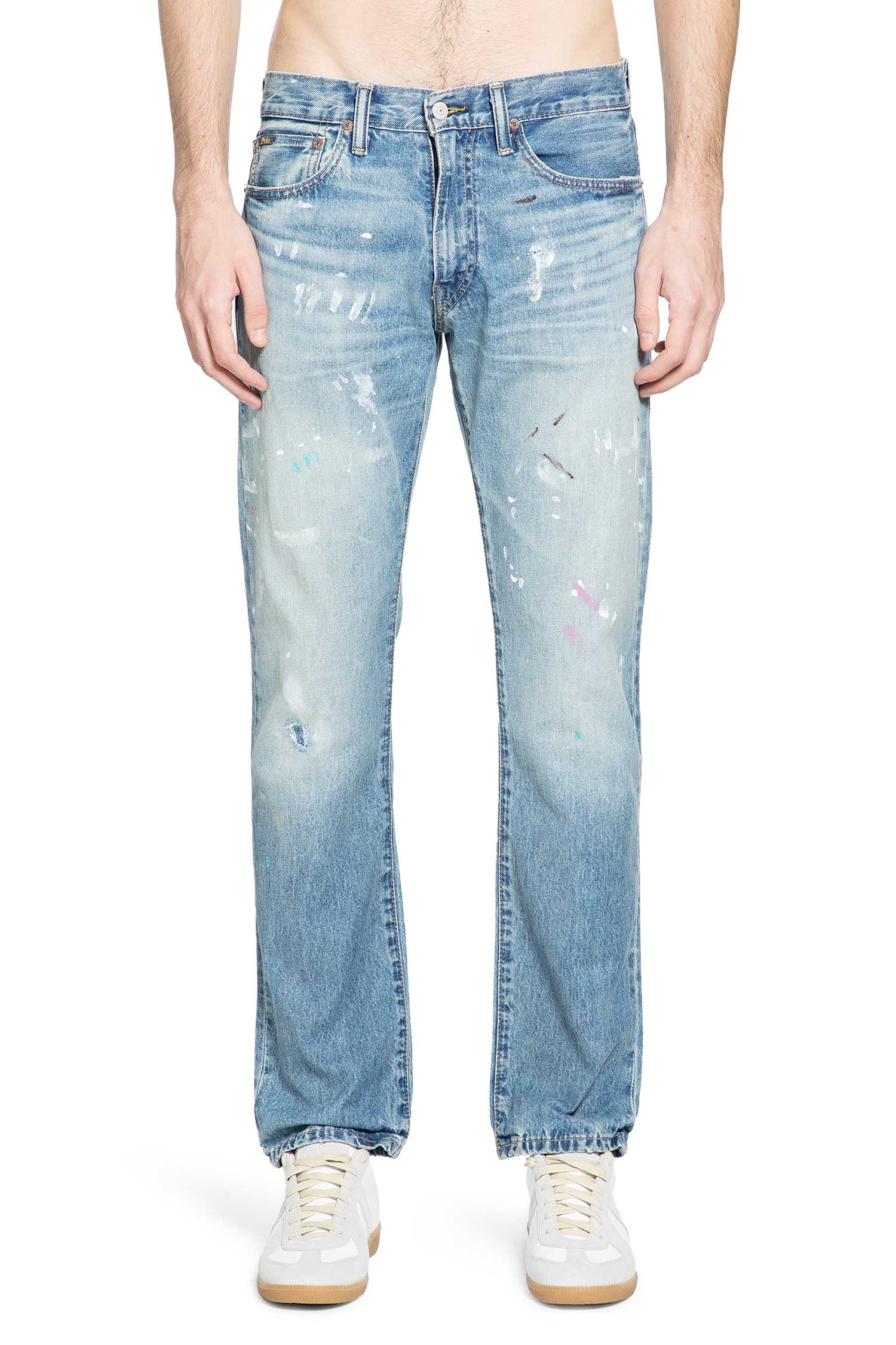 Hampton Straight Hand-Painted Jeans