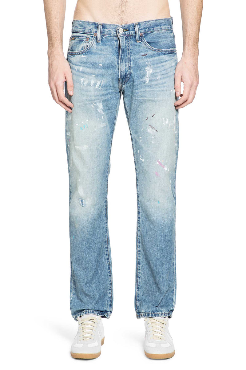 Hampton Straight Hand-Painted Jeans