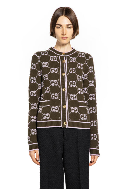 GUCCI WOMAN GREEN KNITWEAR