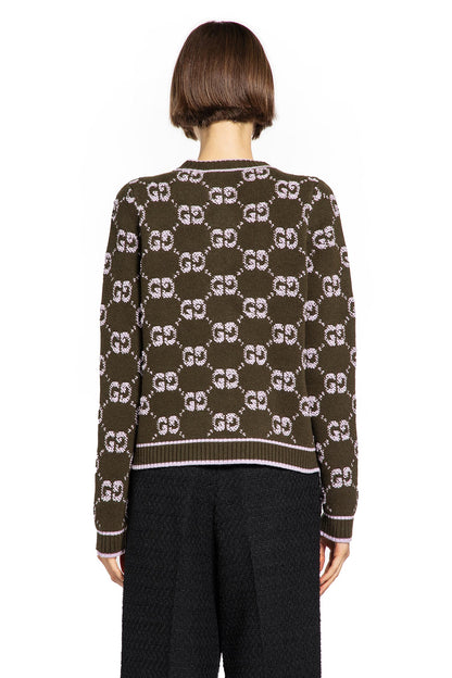 GUCCI WOMAN GREEN KNITWEAR