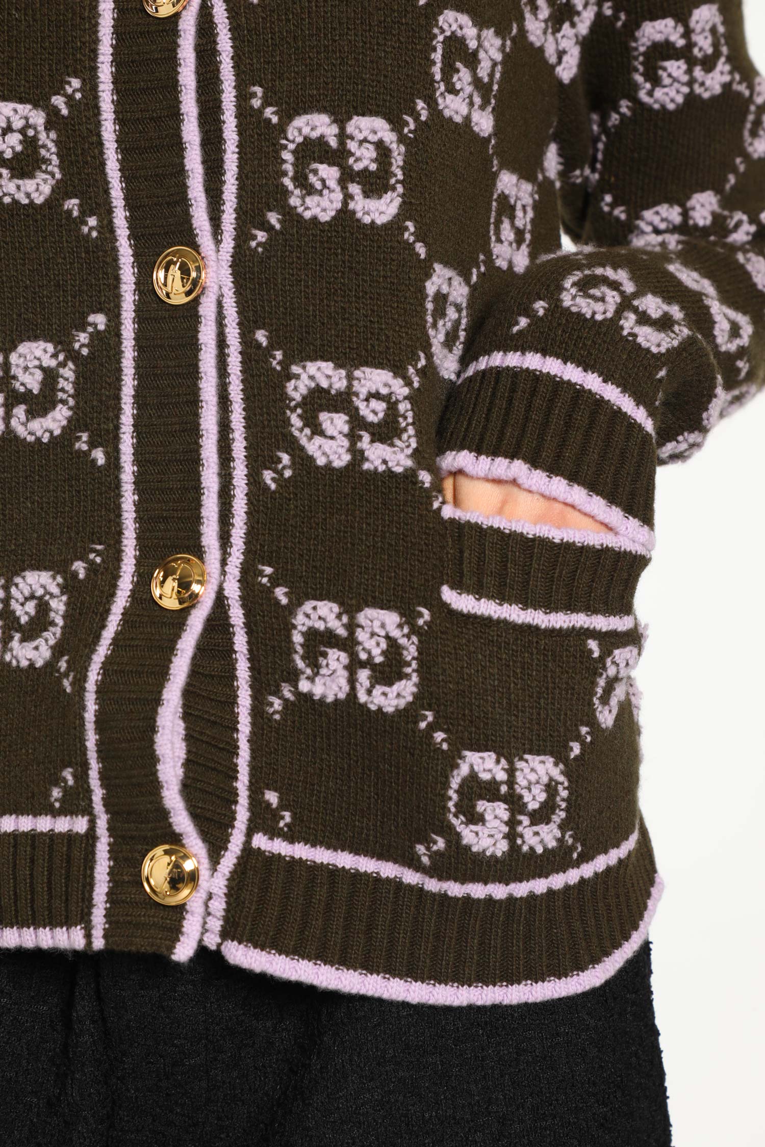 GUCCI WOMAN GREEN KNITWEAR