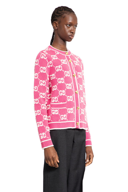 GUCCI WOMAN PINK KNITWEAR