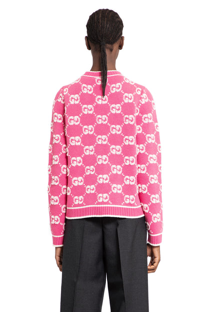 GUCCI WOMAN PINK KNITWEAR