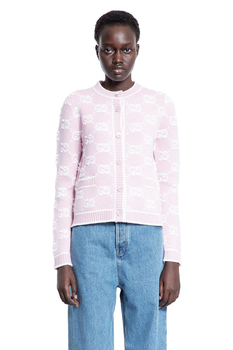 GUCCI WOMAN PINK KNITWEAR