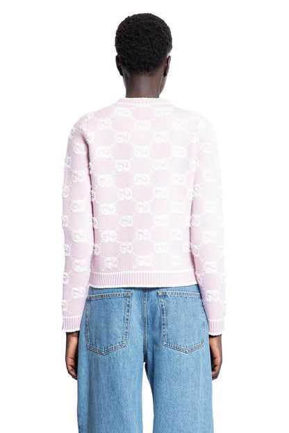 GUCCI WOMAN PINK KNITWEAR