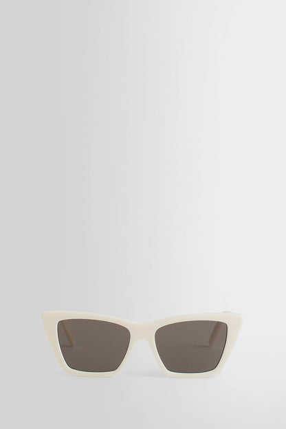 SAINT LAURENT WOMAN OFF-WHITE EYEWEAR