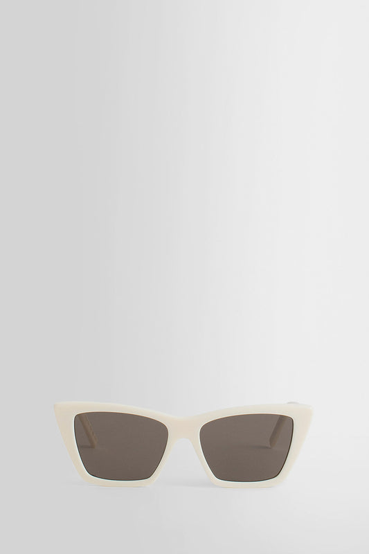 SAINT LAURENT WOMAN OFF-WHITE EYEWEAR