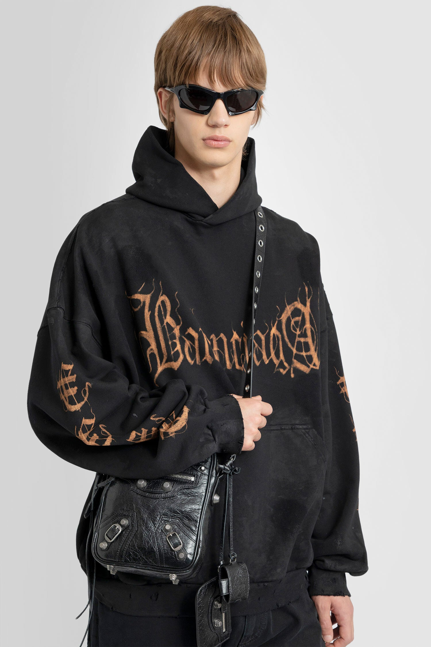 BALENCIAGA MAN BLACK CROSSBODY BAGS