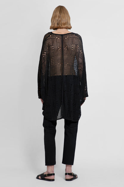 SAINT LAURENT MAN BLACK KNITWEAR