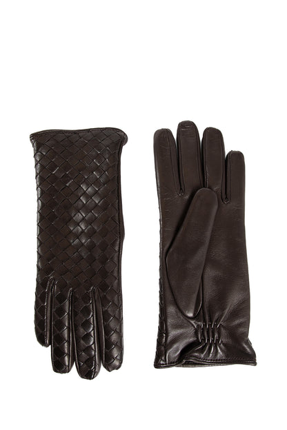 BOTTEGA VENETA WOMAN BROWN GLOVES