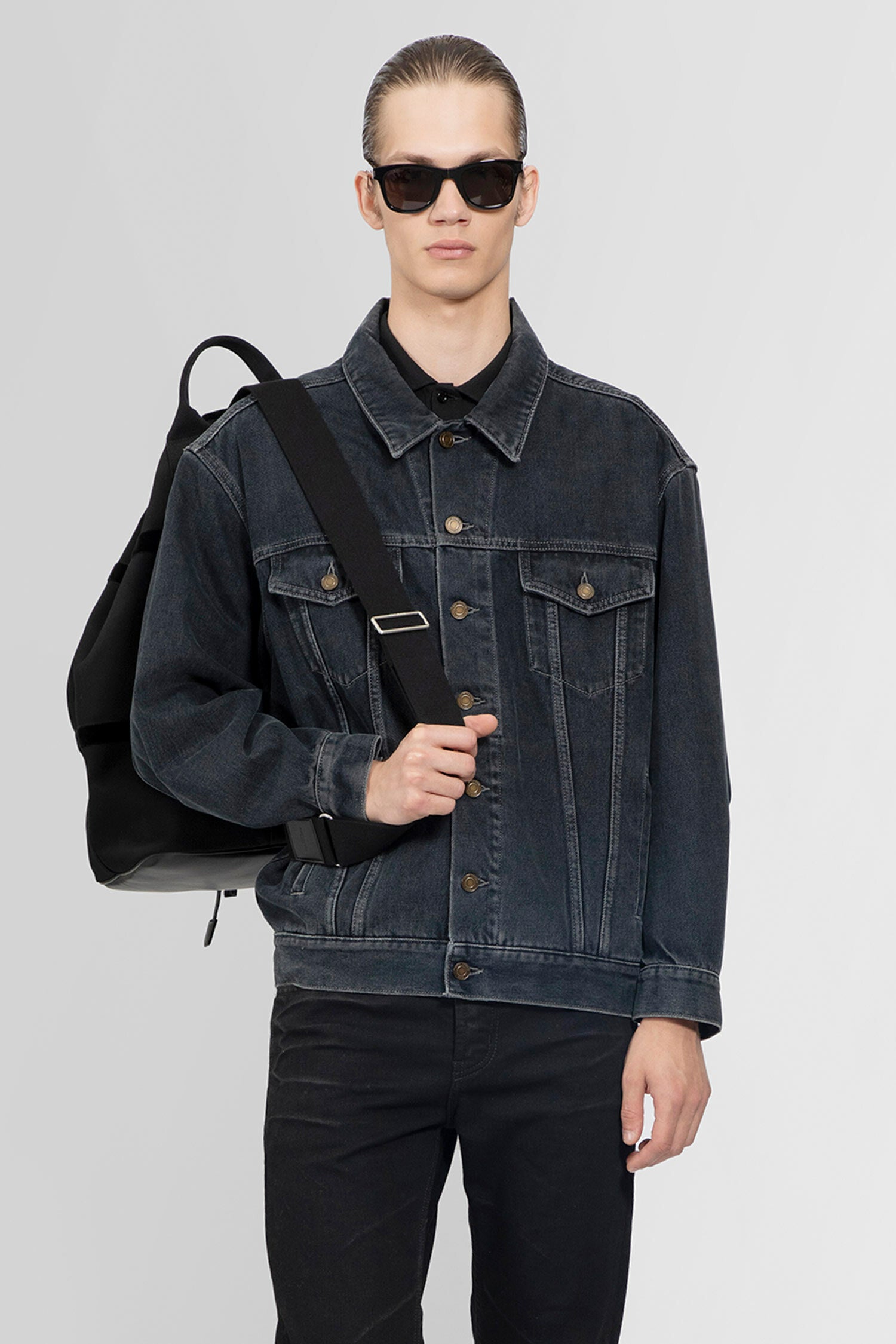 SAINT LAURENT MAN BLUE JACKETS