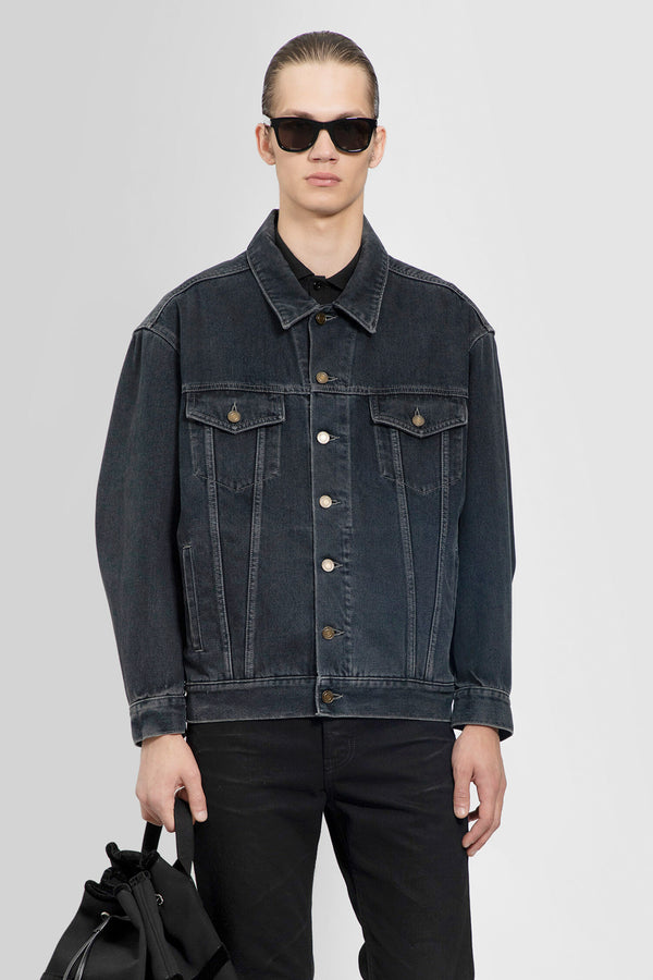 SAINT LAURENT MAN BLUE JACKETS - SAINT LAURENT - JACKETS | Antonioli