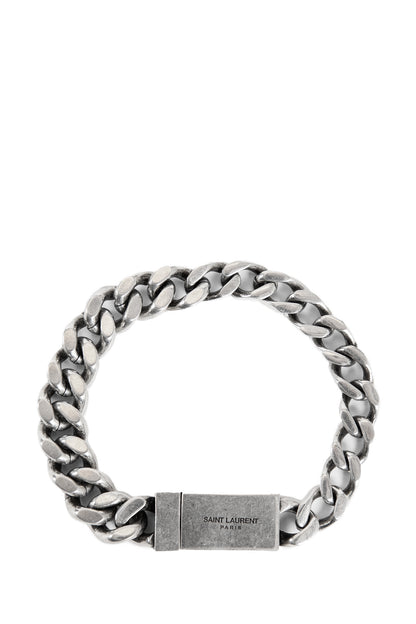 SAINT LAURENT MAN SILVER JEWELLERY