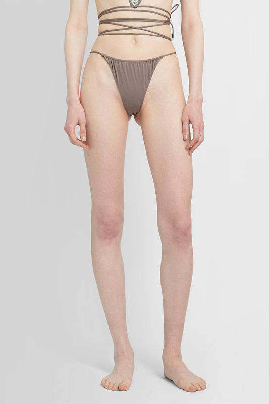 SAINT LAURENT WOMAN BEIGE SWIMWEAR