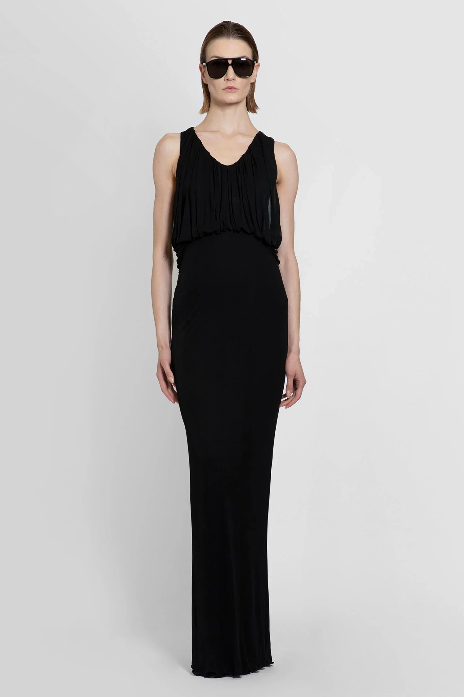 SAINT LAURENT WOMAN BLACK DRESSES - Antonioli.eu