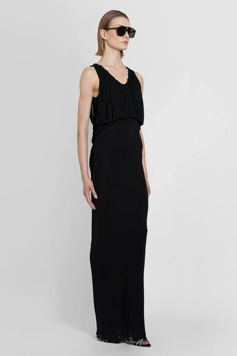 SAINT LAURENT WOMAN BLACK DRESSES - Antonioli.eu