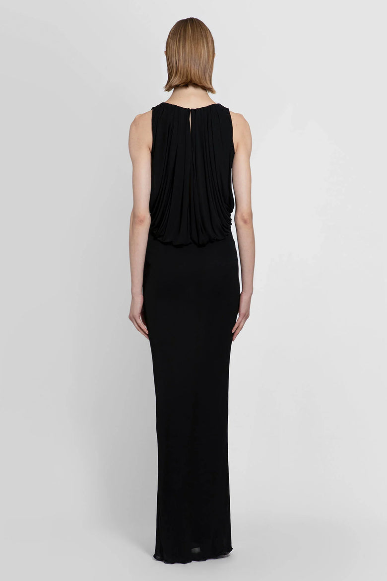 SAINT LAURENT WOMAN BLACK DRESSES - Antonioli.eu