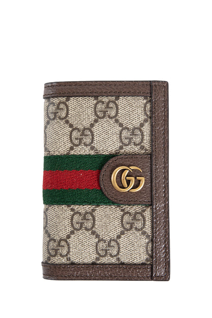 GUCCI MAN BEIGE WALLETS & CARDHOLDERS