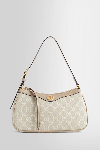 GUCCI WOMAN BEIGE SHOULDER BAGS