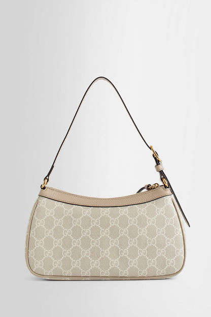 GUCCI WOMAN BEIGE SHOULDER BAGS