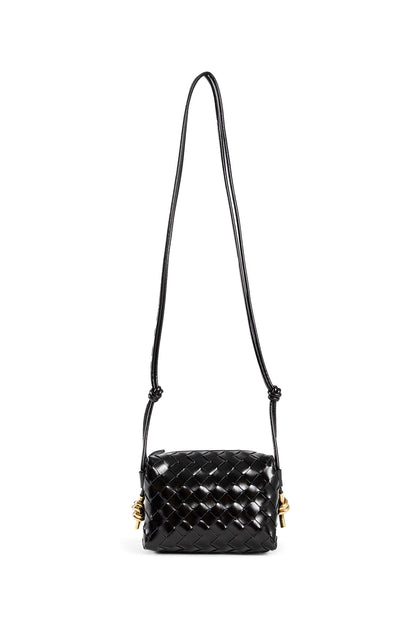 Antonioli BOTTEGA VENETA WOMAN BLACK CROSSBODY BAGS