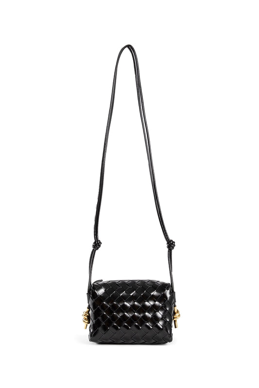 BOTTEGA VENETA WOMAN BLACK CROSSBODY BAGS