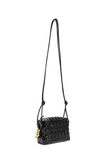 BOTTEGA VENETA WOMAN BLACK CROSSBODY BAGS