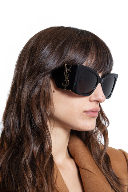 SAINT LAURENT WOMAN BLACK EYEWEAR