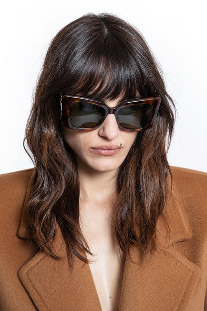 SAINT LAURENT WOMAN BROWN EYEWEAR