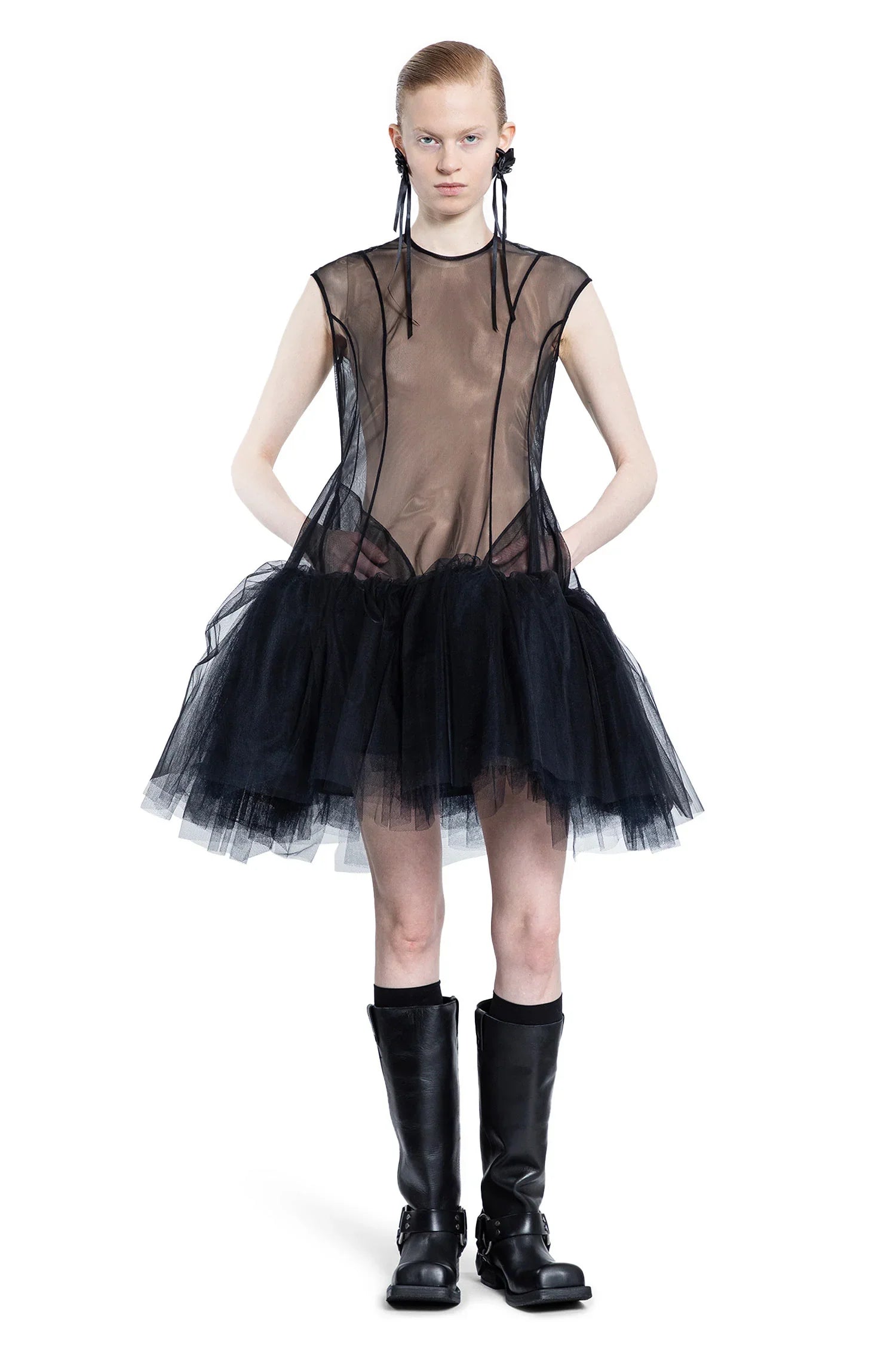SIMONE ROCHA WOMAN BLACK DRESSES - Antonioli.eu